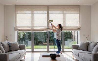 Nettoyage et entretien : comment préserver l’éclat de vos stores en tissu sur mesure